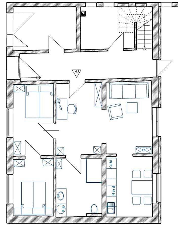 Stilvolle, Zentrale Ferienwohnung Bocksbruecke Mit Parkplatz Salzwedel Exteriér fotografie